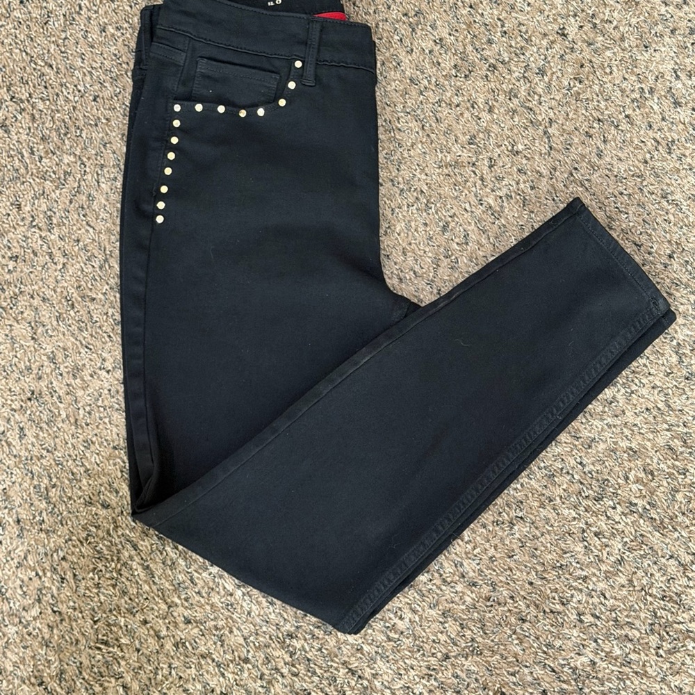 Black Studded Jeans